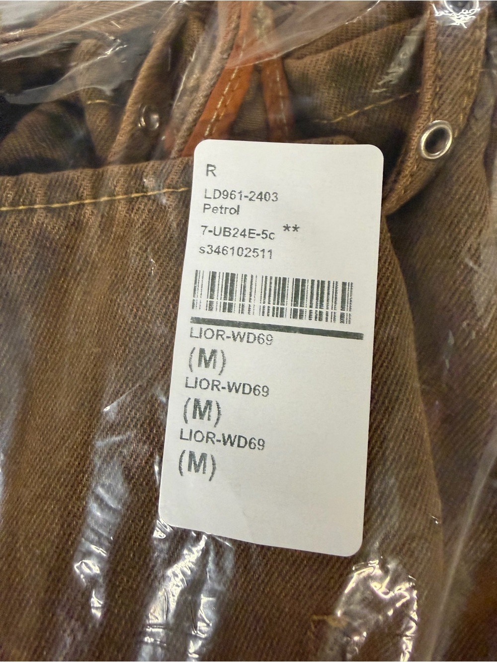 Lioness Biker Mini Dress Petrol Brown Denim belted Revolve NWT M - Picture 8 of 8